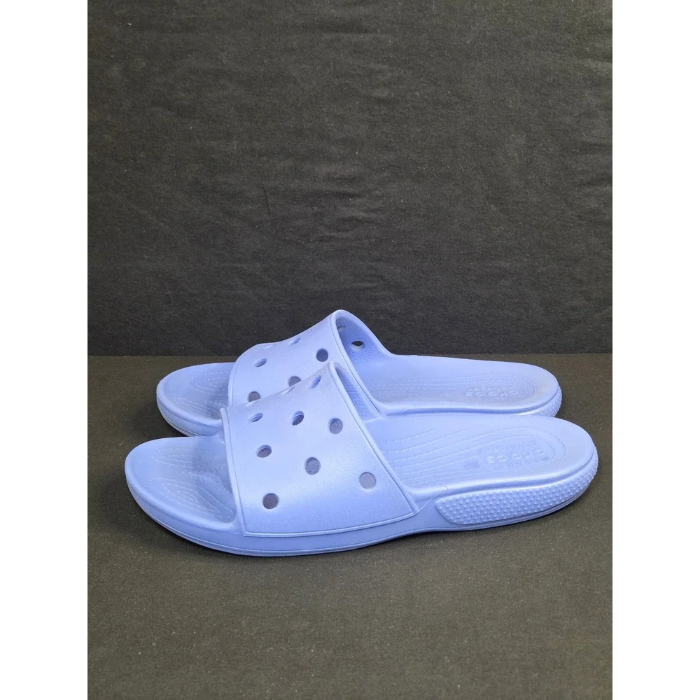Crocs Classic Slide Mens 9 Womens 11 Periwinkle‎ Blue Sandals 206121